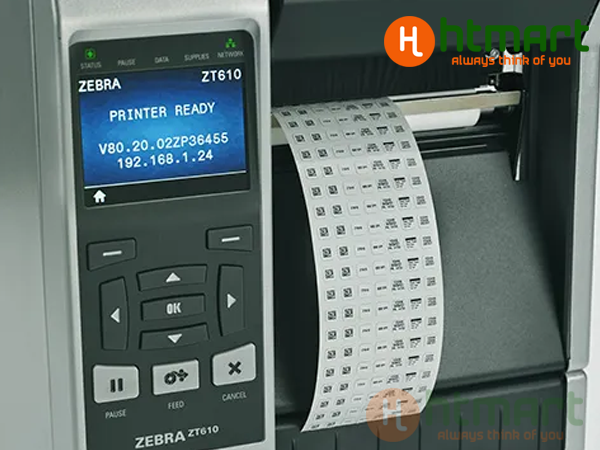 Zebra Zt610 Máy In Tem Mã Vạch Công Nghiệp 203dpi 300dpi 600dpi 2779